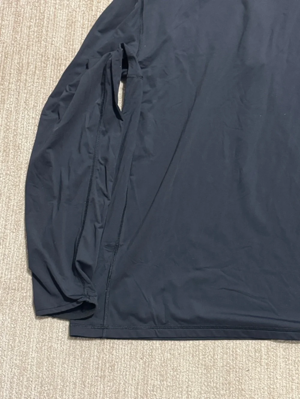 Greyson Tate Mockneck Quarter-Zip Pullover Men's XL Black Golf Performance Top